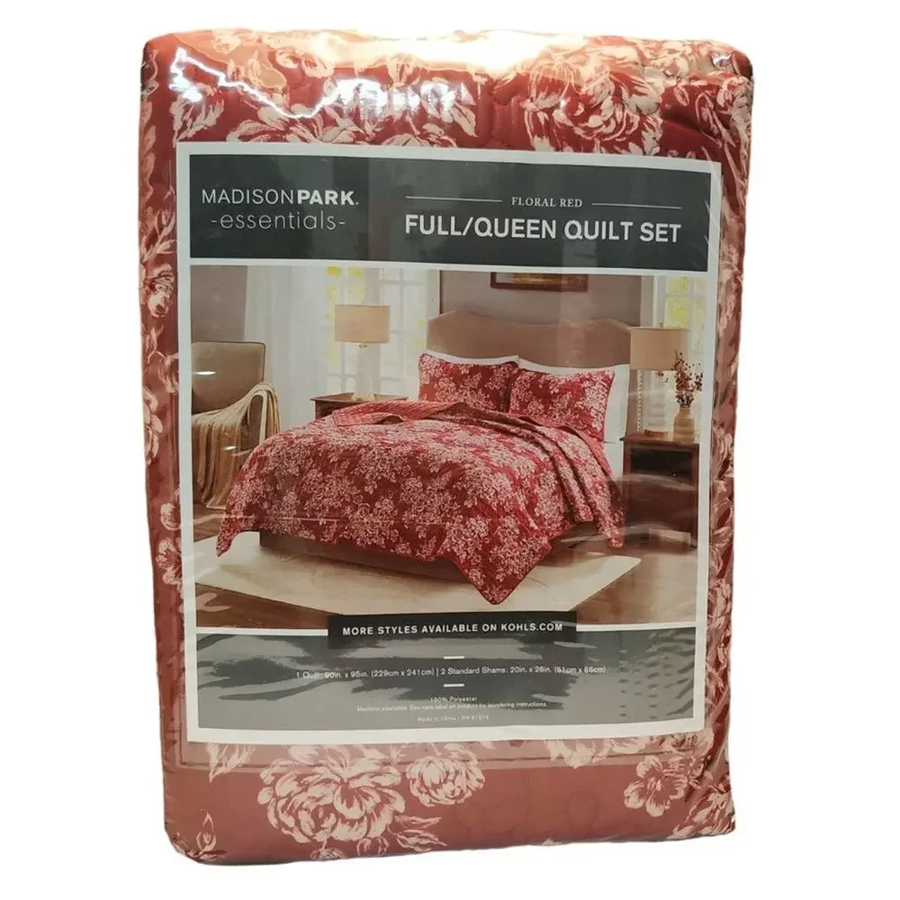 Madison Park Essentials Quilt Set with Shams F/Q